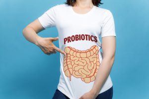 donna che promuove i probiotici 